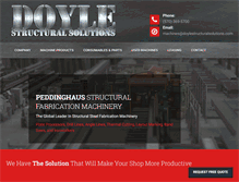 Tablet Screenshot of doylestructuralsolutions.com